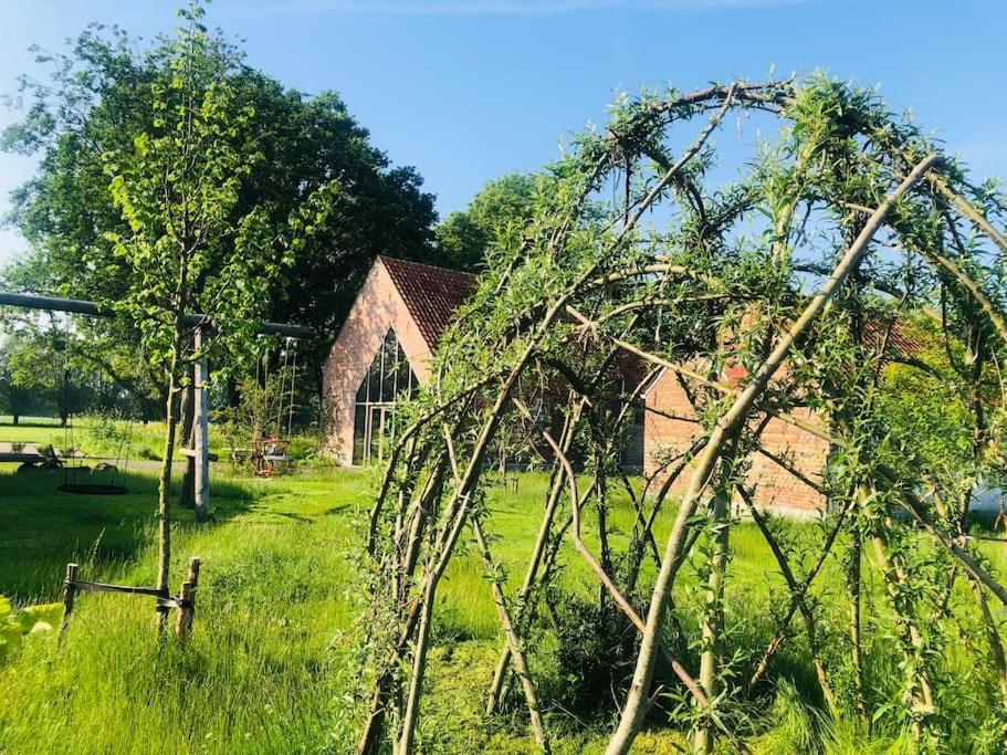 Schuurloft Hof Ten Bogaerde Met Biozwembad, Veldzicht & Uilennest Jabbeke (West-Flanders) Exterior foto